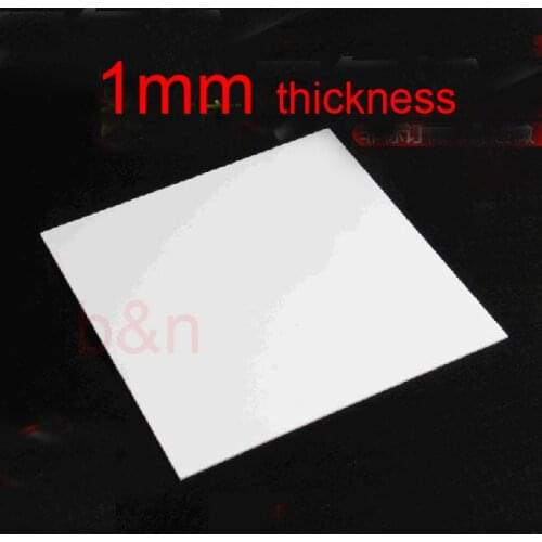 1mm thickness PTFE PTEE sheet board Block polytef polytetrafluoroethylene F4 plate anti-corrosion high temperature