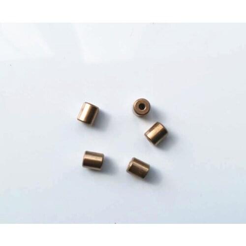 10PCS Copper Sleeve Copper-based Oil-impregnated Bearing Inner Diameter 2X6X7MM Powder Metallurgy Precision Bearing