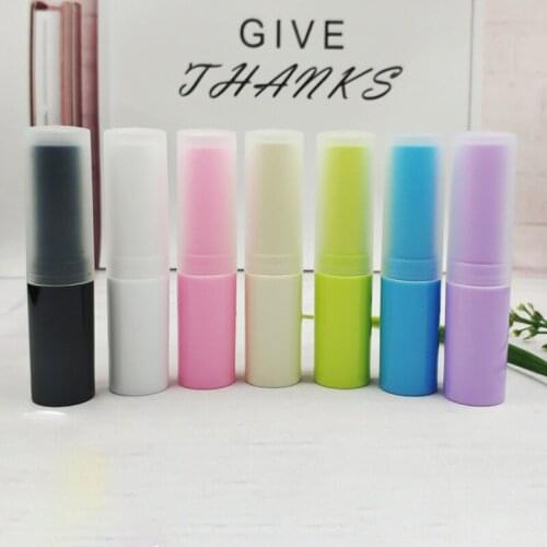 100pcs/lot 5g Mini Empty Bottle Empty Lip Gloss Tubes Lipstick Tube Lip Balm Tube Matte Empty Cosmetic Containers Wholesale