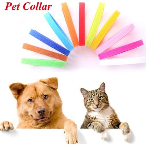 12Pcs Set Dogs Collars ID Collar Bands Colorful Distinguish Identification Chain Home Puppy Pet Supplies Dog Accessories