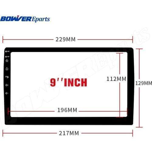 229*129*217MM 9inch Fiber Tempered Glass Protective Film Sticker For 9 Inch Car Radio Stereo DVD GPS Touch Full LCD Screen