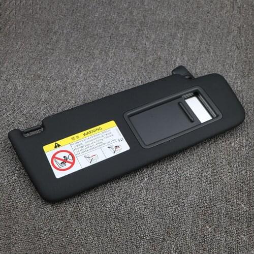 5GG857552 Black Front Sun Visor Panel With Makeup Mirror For VW Golf 7 SportsVan Jetta MK7 T-Cross Passat B8 CC E-Golf T-Roc