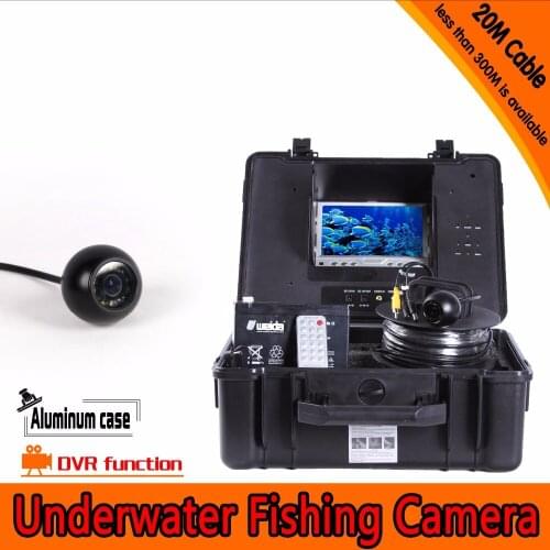 7Inch 650TVL 20M Water-Proof IP66 DVR Function Fishing Camera AV Endoscope
