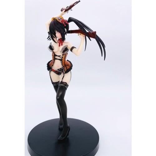 Anime Sexy Figure Date A Live Nightmare Tokisaki Kurumi 1/7 Scale PVC Action Figure Collectible Model Toys Doll 24cm