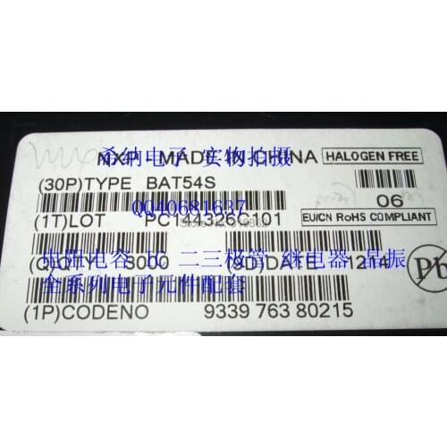 BAT54S WV4 marking BAT54 L4P marking BAT54A WV3 marking SOT-23 90PCS/LOT Free Shipping electronic Components kit