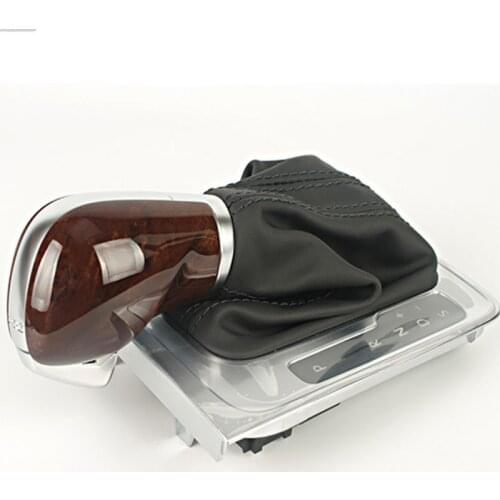 Peach wood shift handball AT DSG Gear Shift Knob Lever Cover For Passat B7 3AD 713 203