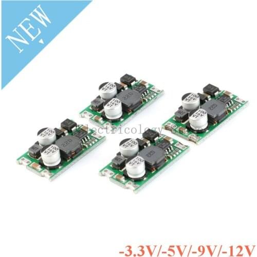 DC-DC Negative Voltage Power Supply Module DC DC Converter Module Reverse Negative Voltage Output -3.3V/-5V/-9V/-12V