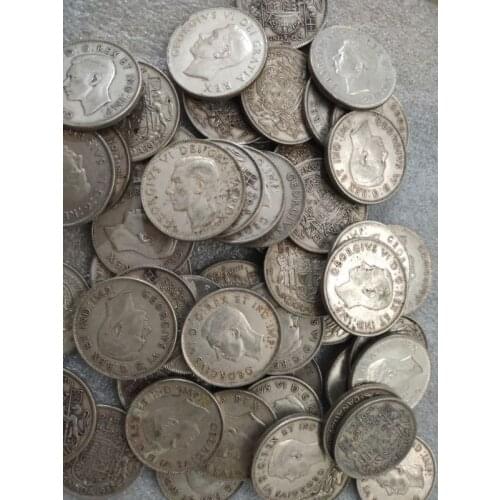 Canadian 50 Cent-point Silver Coin George Vi Weighs 11.5 Grams Old 100% Real Silver Original Coins Collectible Coin 1 pcs