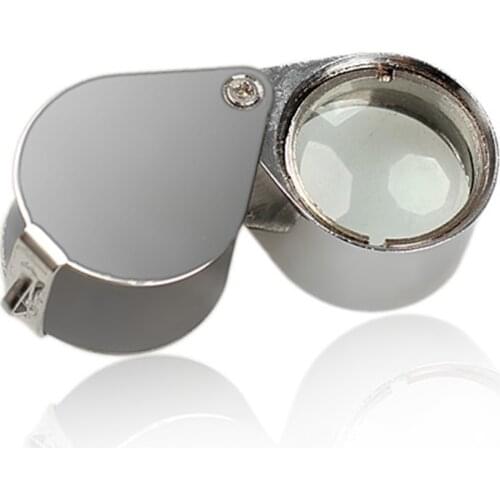 Magnifier Glasses 10MM Jewelry Magnifying 21mm Folding Loupe for Coins Stamps Antiques
