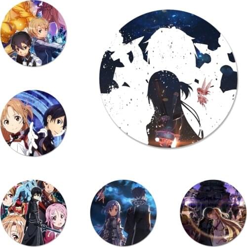 Sword Art Online SAO Icons Pins Badge Decoration Brooches Metal Badges For Backpack Decoration