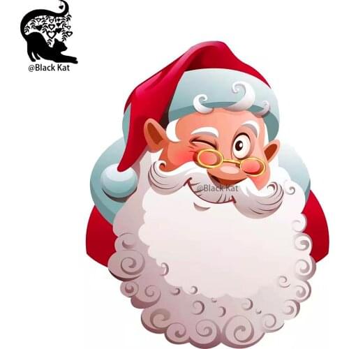 Lovely Santa Face Metal Cutting Dies Merry Christmas Stencil For DIY Scrapbooking Card Craft