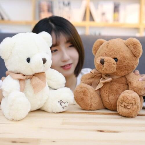 1pcs 20cm Stuffed Plush Animals Cute Soft Toys Teddy Bears Kids Room Decoration Birthday Gift Knuffels Baby Doll Toy