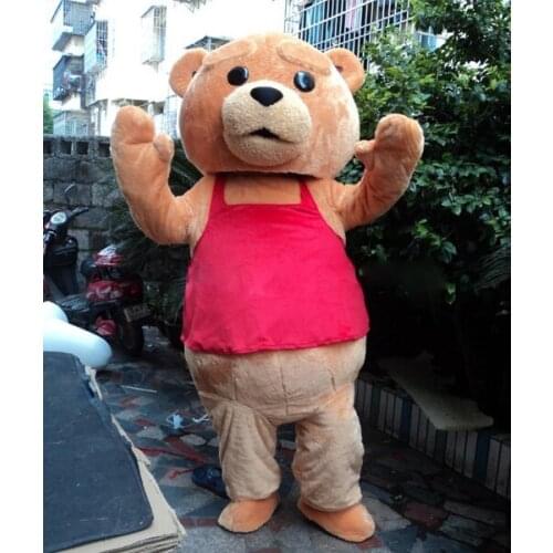 New Ted Costume Teddy Bear Mascot Costume