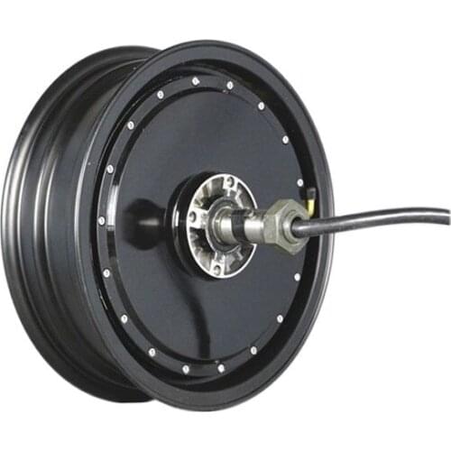 New Design 13inch 4000W V2 Single Shaft Hub Motor with Removable Rim