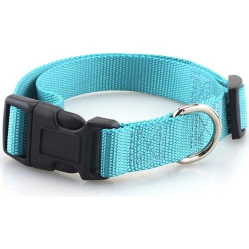 30PCS / LOT Dog Collars High Quality Plain Polyester Collar Pet Supplies Small To Medium Sized Dogs Pet Accessories