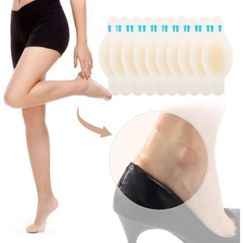 10Pcs Foot Care Skin Hydrocolloid Relief Plaster Blister Patch Heel Protector Foot Care Tool