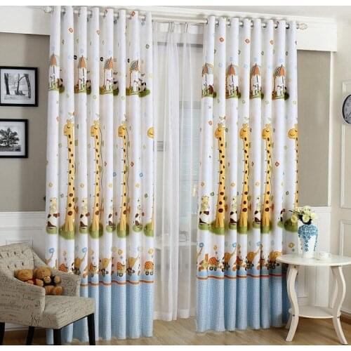 Blackout Ready curtain for children 3pcs /lot curtains infant curtains with hooks/punching/rod pocket ,Trim is free