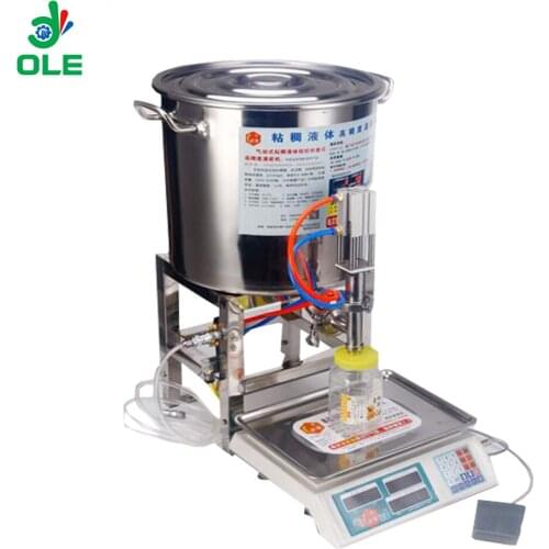 Pneumatic Honey Filling Machine Automatic Weigh Yogurt Fill Machine