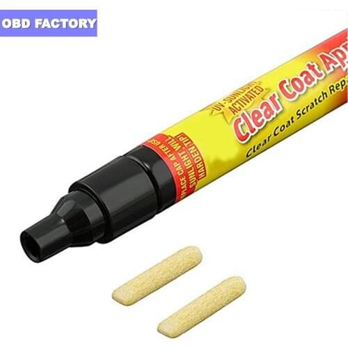 Fix it Pro Car Painting Pen Clear Coat Application Car Scratch Repair Pen Remover Filler Sealer Activated Clear