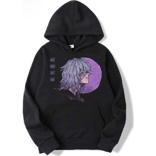 My Hero Academia Print Hoodies Sweatshirts Harajuku Anime Shigaraki Tomura Clothes Fashion Loog Sleeve Sportswear Hoodie Unisex