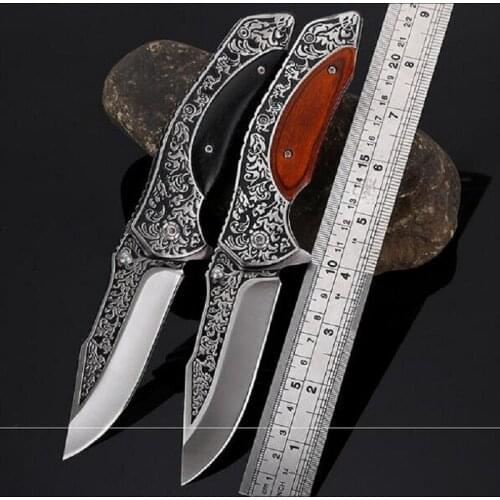 High hardness folding knife camping tactical outdoor tool multi-function survival knife
