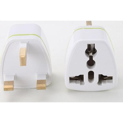 1pcs UK To EU Europe European Universal Travel Charger Adapter Plug Converter 2 PiN Wall Plug Socket