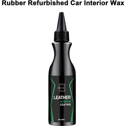 120Ml Automobile Rubber Interior Renovation Wax Leather Clothing Sofa Polishing Liquid Car Paint Coating Paste Auto Detergent