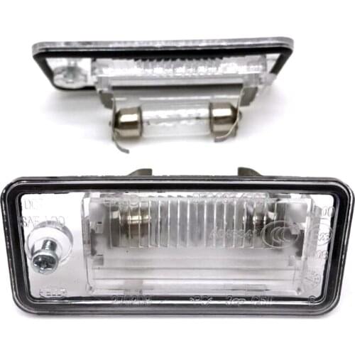2019 new 8E0807430A 8E0807430B For AUDI A3 A4 S4 B6 B7 A5 A6 S6 C6 A8 D3 Q7 RS4 License Plate Light Lamp Lens LH RH Left Right