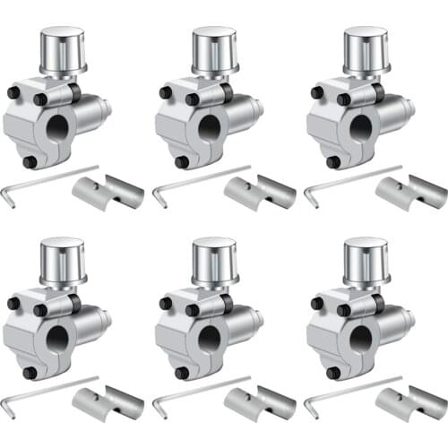 6Pack BPV-31 Piercing Valve Line Tap Valve Kits Adjustable Valve for Air Conditioners HVAC 1/4inch,5/16inch,3/8inch
