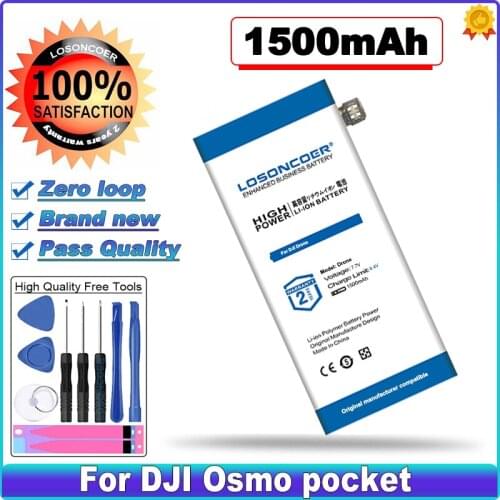 1500mAh Battery For DJI Osmo Pocket Batteries Accumulator High Capacity Battery