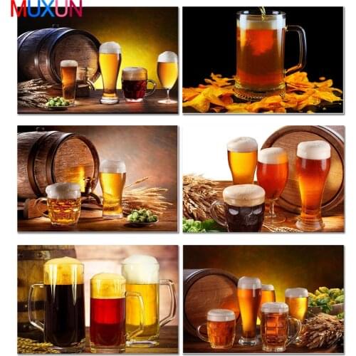5D Diy Crystal Color Diamond Painting Beer 3D New Arrivals Diamond Embroidery Beer Diamond Mosaic Paintings Cup Home Decor Mural