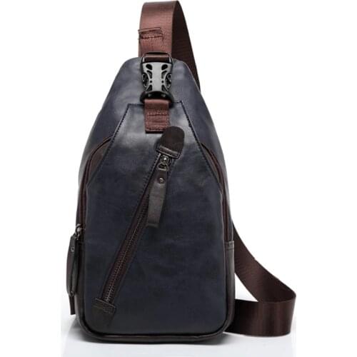 AUGUR Men's Leather Backpacks