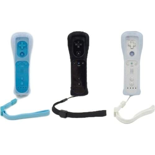 Wireless Gamepad With Silicone Case for Wii Remote Controller For Wii Game Remote Controller Joystick without Motion Plus