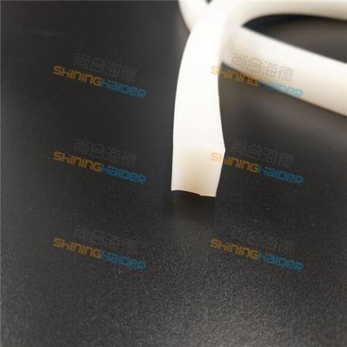 Length 1m-6m 10mm 15mm 18mm 20mm 25mm 30mm white solid square silicone strip sealing strip square solid silicon strip