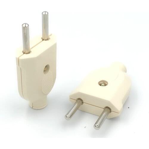 EU European Plug AC Electrical Power CEE 7/4 Rewireable Schuko Plug Male Socket Outlet Adaptor Adapter Extension Cord Connector