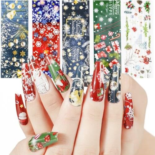 Nail Foils Marble Series Nail Art Transfer Sticker Paper Marble DIY Decoration Christmas decoration Halloween decoration