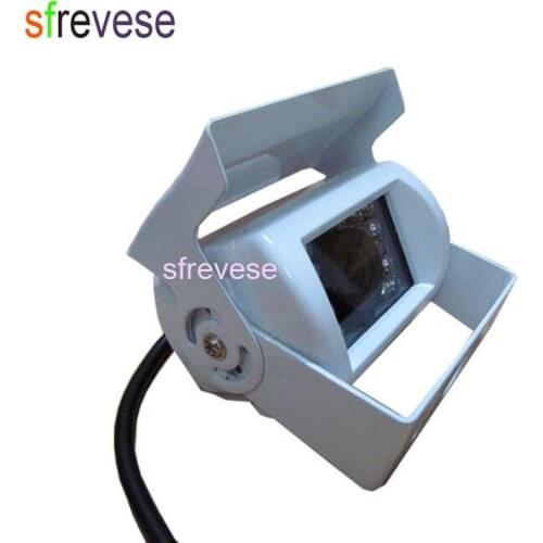 White 18 LED IR Night Vision CCD Car rear view Reversing Parking Backup Camera + 10m Video Cable For Bus Truck 10pcs/lot