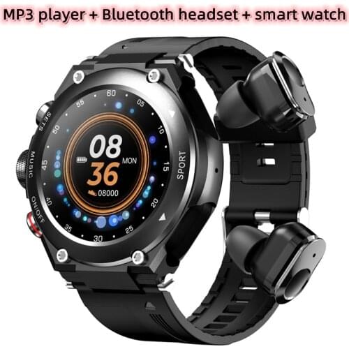 T92 MP3 Player Smart Watch Bluetooth Compatible Headset Call Ip67 Waterproof Male Heart Rate Blood Oxygen Monitoring Smartwatch
