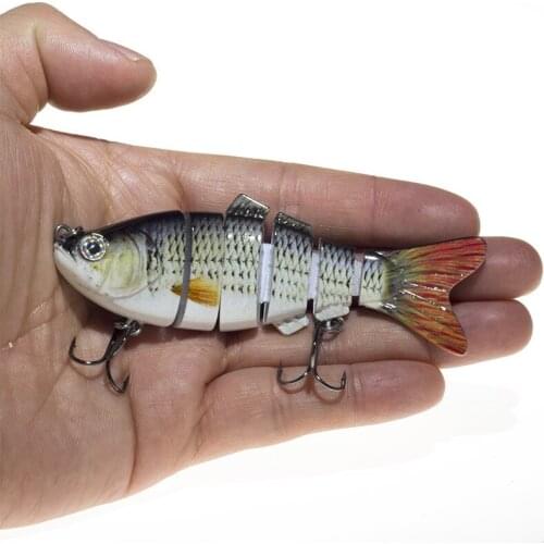 Fishing Lure 6 Segment Swimbait Crankbait Hard Bait Fishing Wobblers Lifelike Slow 10cm 17g Isca Artificial Lures Fishing Tackle