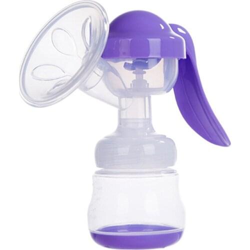 Manual Breast Feeding Pump Powerful Baby Nipple Suction With Milk Bottles Breasts Pumps Bottle Sucking Postpartum Supplies