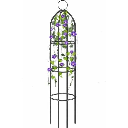 Garden Trellis Obelisk For Climbing Plants Flower Support Stand Home Garden Flower Pot Storage Rack Wrought Iron Storage Rack