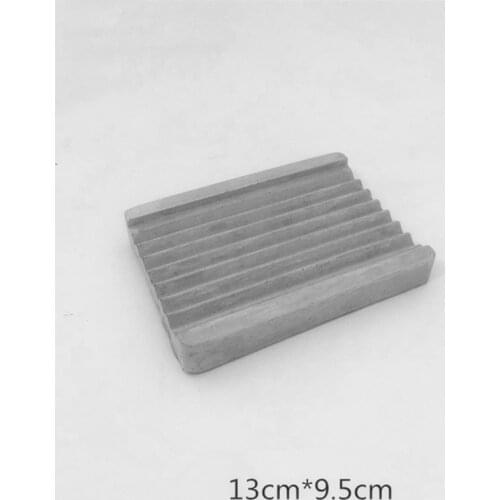 Cement Soap Dish Making Mold Creative Concrete Tray Silicone Mould
