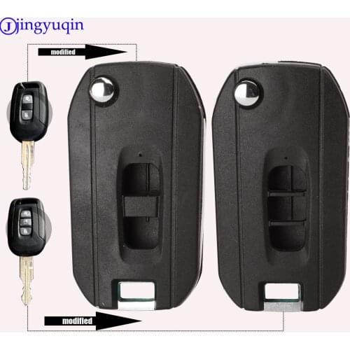 Replacement Flip 2/3 Button Remote Car Key Shell Fob Case For Chevrolet Captiva 2006-2009 Modified Blank Folding Key Cover