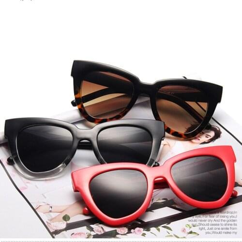 Oversize Sunglasses Women Cat Eye Shades Sun Glasses Men Fashion Vintage Eyeglasses oculos feminino lunettes Eyewear Gafas Trend