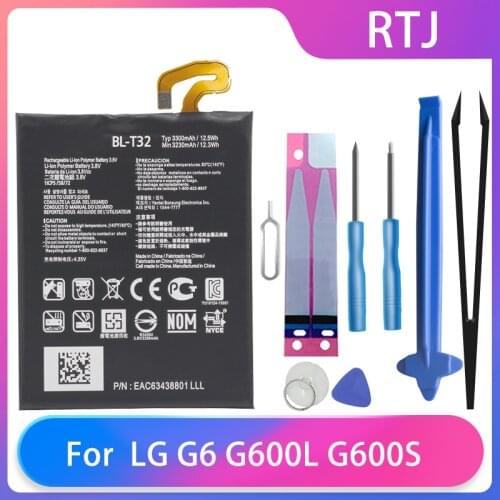 Runtianjin Replacement Cell Phone Batteries BL-T32 For LG G6 G600L G600S G600K G600V H870 H871 H872 H873 LS993 US997 VS988