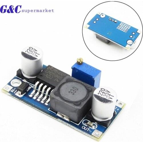 1Pcs lm2596 LM2596S DC-DC 3-40V adjustable step-down power Supply module Voltage regulator 3A diy electronics