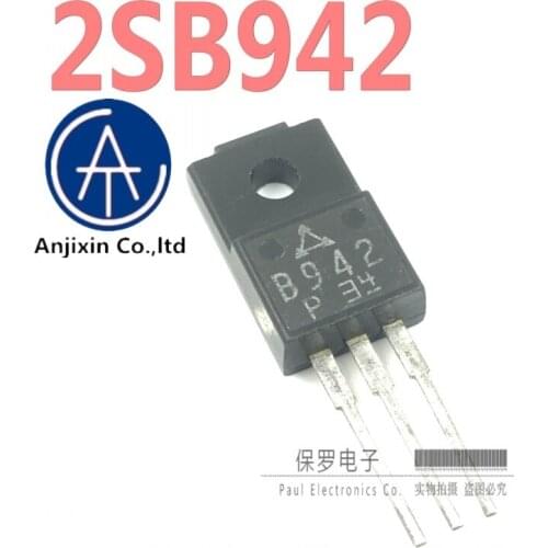 10pcs 100% orginal new real stock Transistor 2SB942 B942 TO-220F