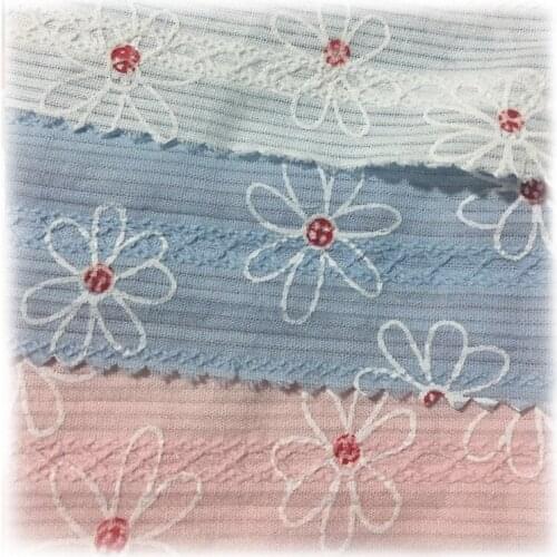 2m/lot High Quality Summer Print Flower Floral Cotton Diasy Fabric for Dress Shirt Foam Wholesale