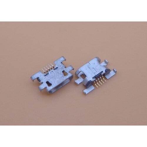 20pcs micro mini USB jack socket connector charging port dock plug replacement parts female 5 pin For HOMTOM HT10 DOOGEE x20