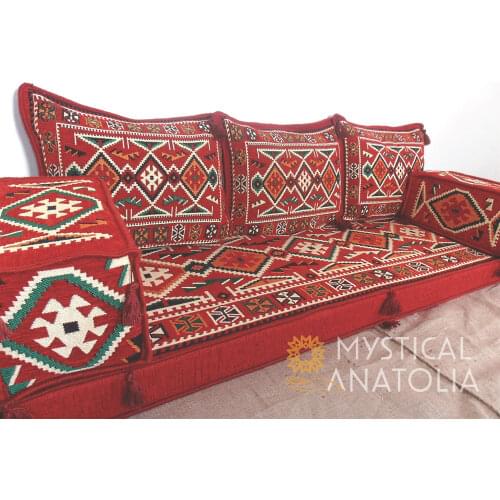 Arabic Floor Seating Sofa Majlis Cushions Oriental Jalsa Bench Area Traditional Arab Sofas Furniture